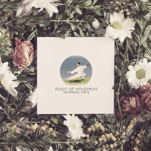 Chinese logo with the title 'Concept of logo for Root of Movement Internal Arts'