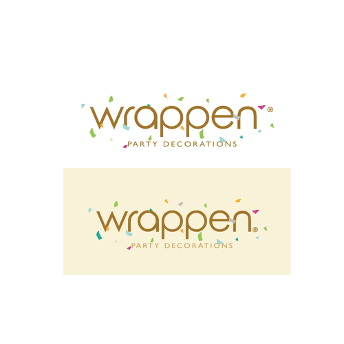 Celebration logo with the title 'Modern Logo Design for Party Collection Co'