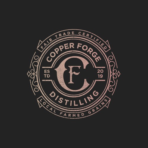 Distillery brand with the title 'Logo design for a bar'