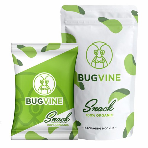 Snack logo with the title 'BUGVINE'