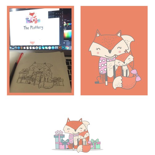 Fox brand with the title 'Mom and Daughter Fox'