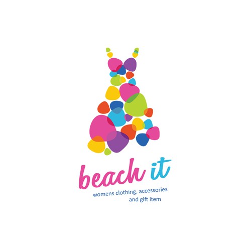 Dress design with the title 'Logo for Beach It'