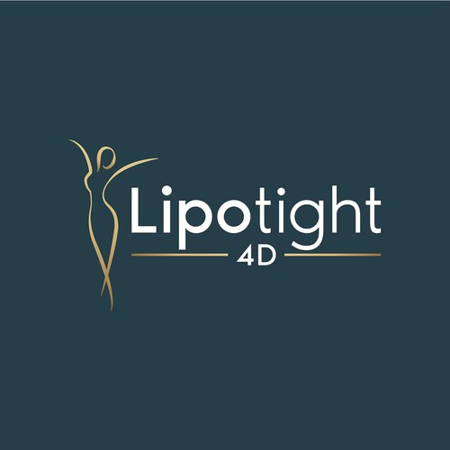 Plastic surgeon logo with the title 'Lipo-tight 4D'