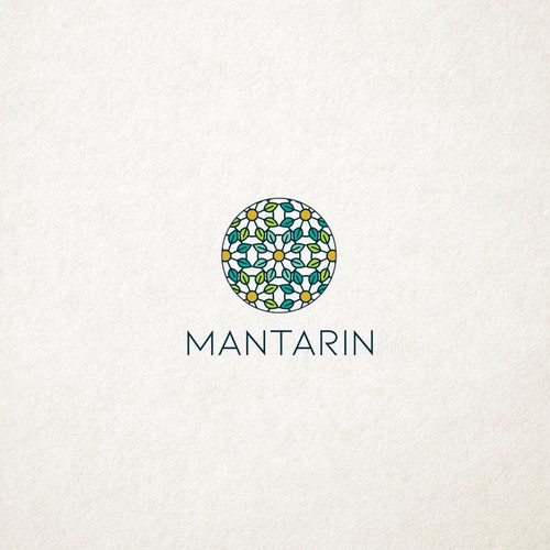 Leaf logo with the title 'Mantarin '