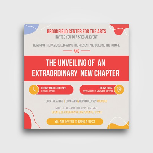 Invite design with the title 'Invitation card'