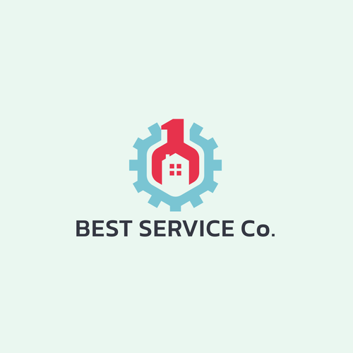 Ideal logo with the title 'Best Service Company'