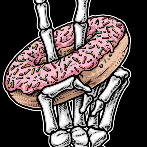 Donut design with the title 'I’m Okay'
