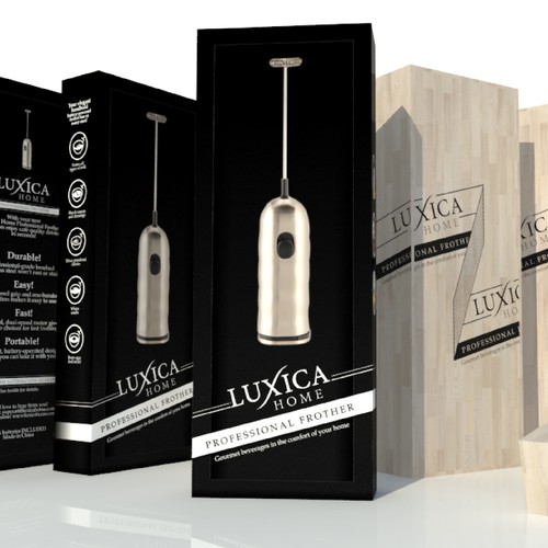 Kitchen packaging with the title 'Elegant Product Packaging'