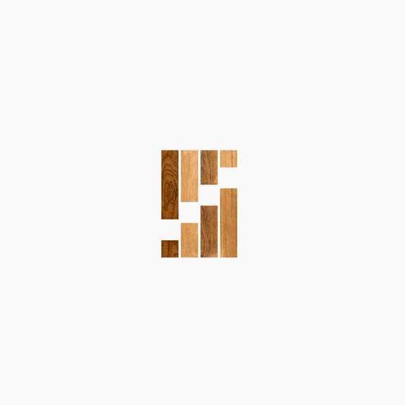 Hardwood logo with the title 'Logo for flooring contractor '