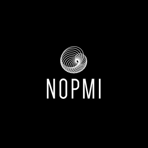 Research logo with the title 'Abstract logo design for Nopmi'