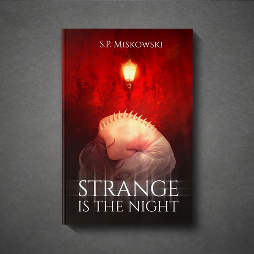 Horror book cover with the title 'Strange Is The Night'