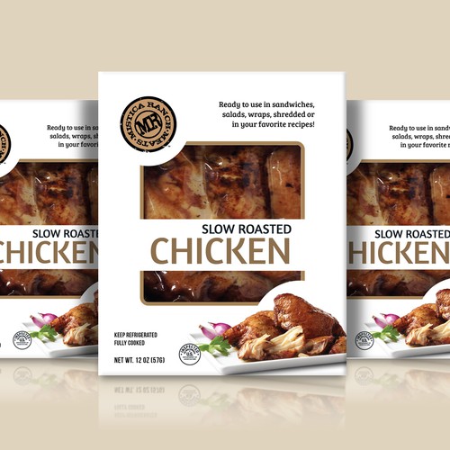 Chicken packaging with the title 'Box with window'