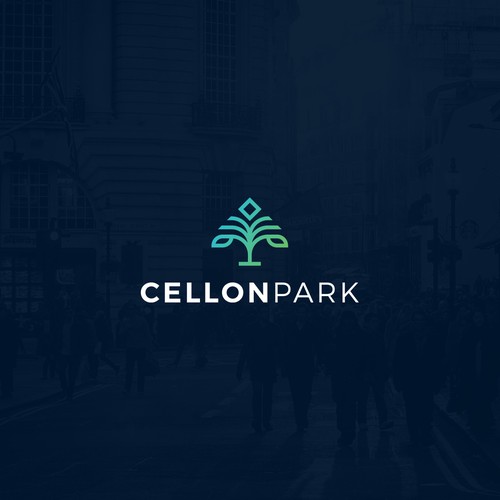 Science logo with the title 'Logo design for Cellon Park'