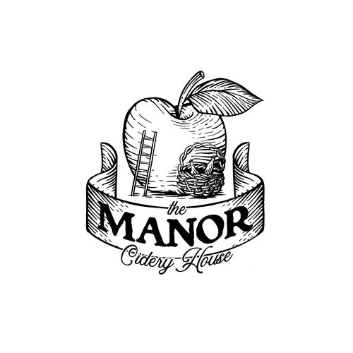 Cider logo with the title 'Logo concept for Cidery House'