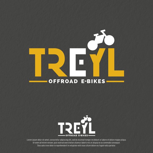 ATV logo with the title 'Treyl - Logo proposal'