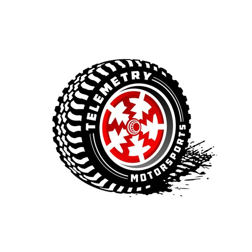 Motorsport logo with the title 'Racing Apparel Manufacturer Logo'