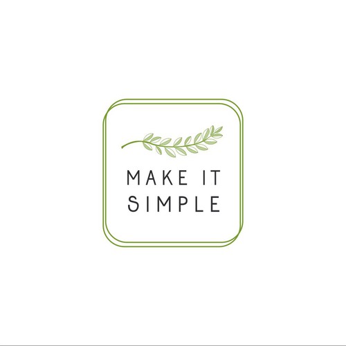 Catering logo with the title 'Logo for Make It Simple'