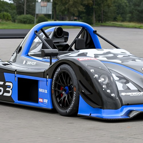 3ds Max design with the title 'Radical SR3 XX Design'