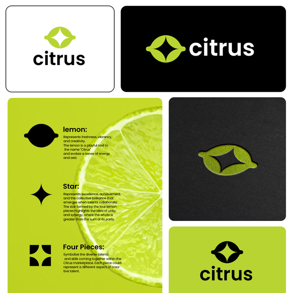 Creative logo with the title 'citrus'