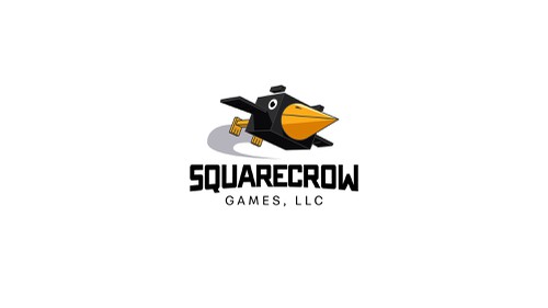 Gaming logo with the title 'Crow logo for gaming company'