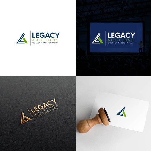 Auction design with the title 'Legacy Auctions'