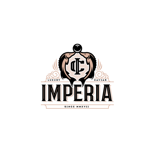 Seafood design with the title 'Imperia'