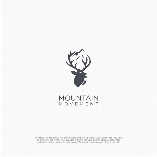 Rustic brand with the title 'Mountain Movement'