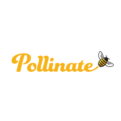 Energetic logo with the title 'Fun logo for Pollinate'