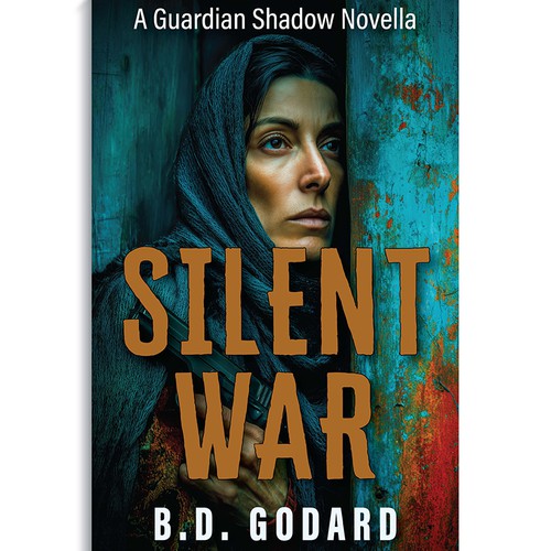 Spy book cover with the title 'Book cover design'