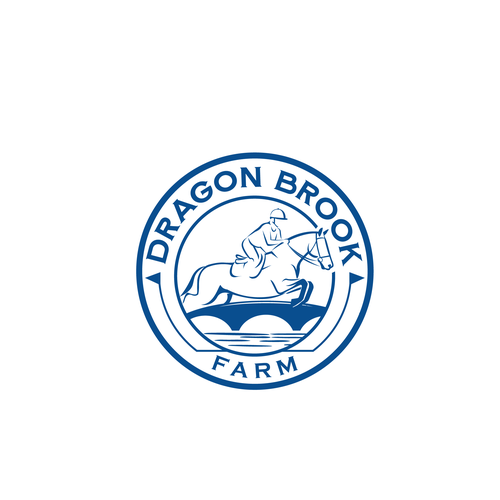 Riding logo with the title 'Equestrian logo'