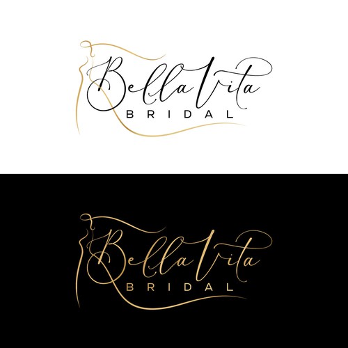 Bridal design with the title 'BellaVita logo'