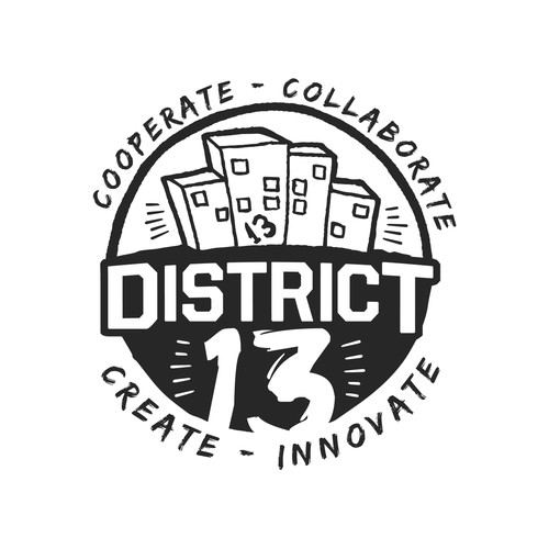 District logo with the title 'Logo entry for DISTRICT 13'