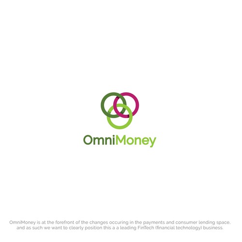 Fintech logo with the title 'OmniMoney'