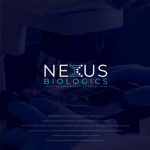 X design with the title 'Nexus Biologics'