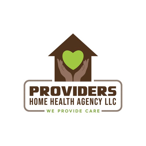 Insurance logo with the title 'Bold Logo for Home Health Agency'