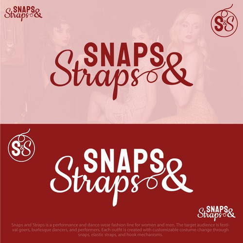 Cosplay logo with the title 'Snaps & Straps'