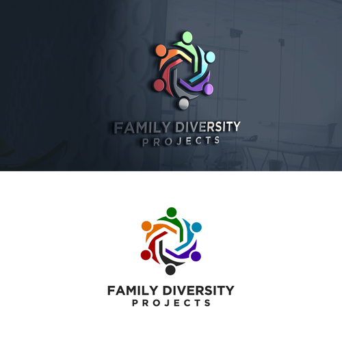 Diversity logo with the title 'Family Diversity Projects'