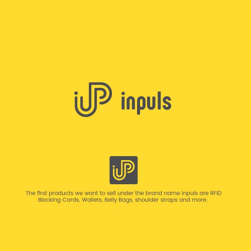 Online shop design with the title 'Designed a monoline logo for Inpuls'