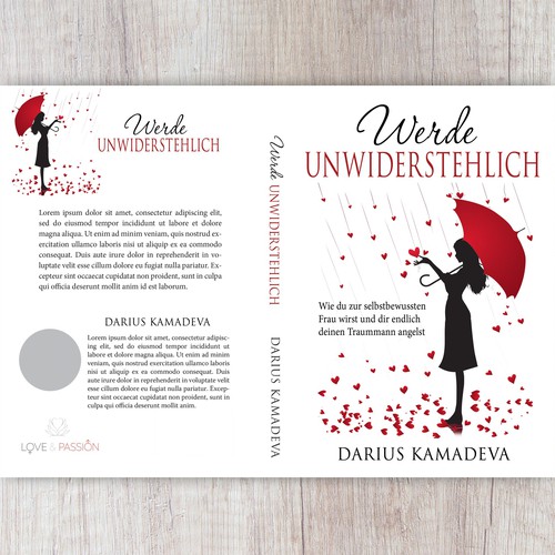 Girl book cover with the title 'Werde Unwiderstehlich'