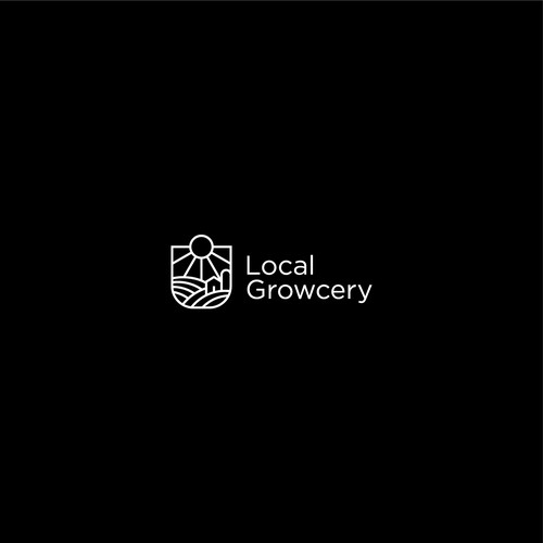 Shopping bag logo with the title 'Local Growcery'