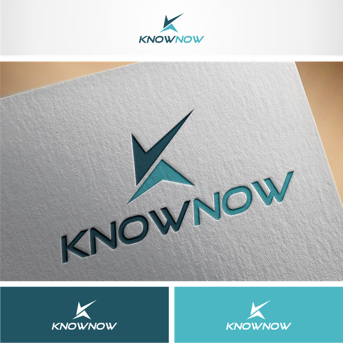 K brand with the title 'Lettermark K logo for knownow'