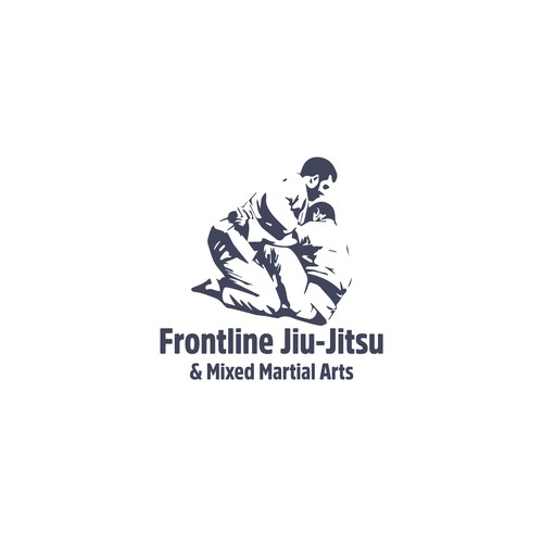 Jiu-jitsu logo with the title 'Jiu-Jitsu Logo'