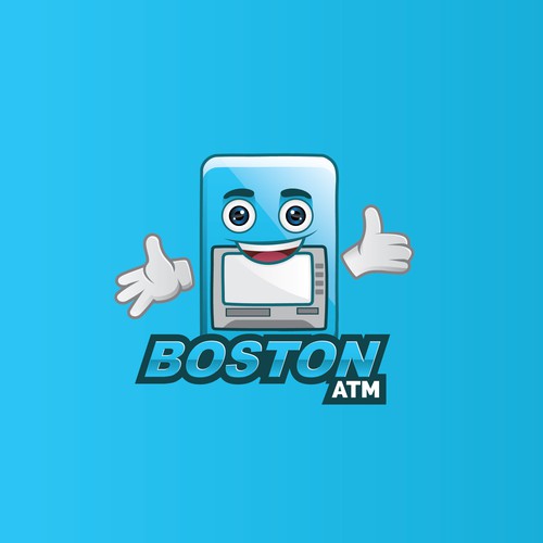 Machine logo with the title 'Boston ATM'
