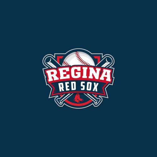 Emblem brand with the title 'Regina Red Sox'
