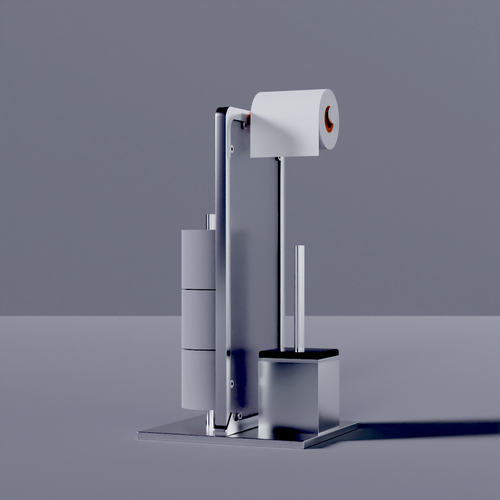 3D rendering design with the title '3d product model and realistic render'