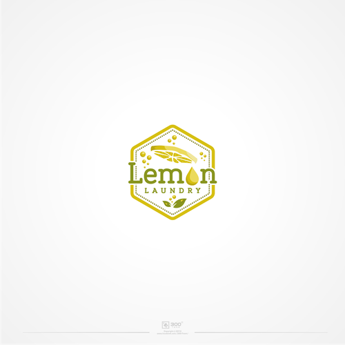 Cleaning company logo with the title 'Logo concept for laundry business'