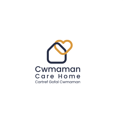 Link logo with the title 'Cwmaman'