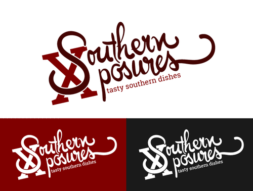 Food truck design with the title 'Southern Cooking!!'