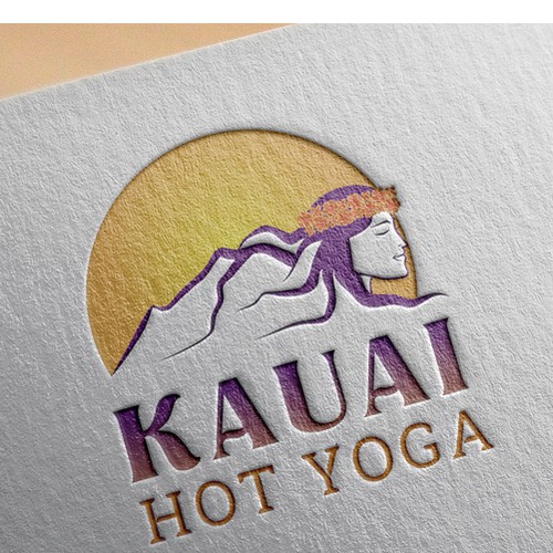 Hawaii logo with the title 'Logo for yoga '