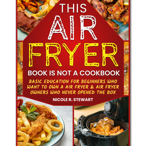 Recipe book cover with the title 'Air Fryer'